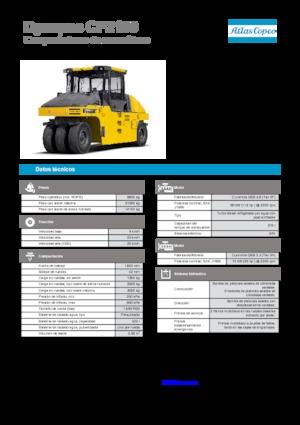 Rubber-wheeled Rollers Dynapac CP 2100