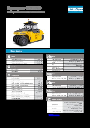 Rubber-wheeled Rollers Dynapac CP 2700