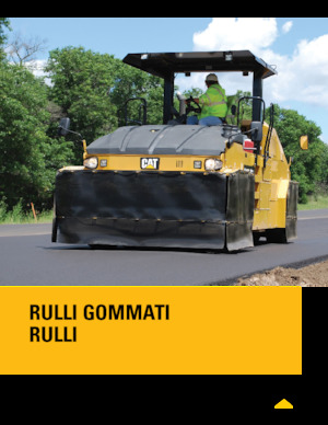 Rubber-wheeled Rollers Caterpillar CW16
