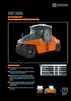 Rubber-wheeled Rollers Hamm HP 280
