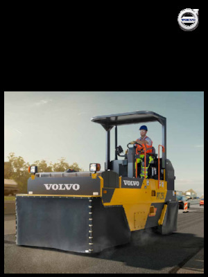 Rubber-wheeled Rollers Volvo PT125C 