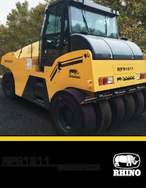 Rubber-wheeled Rollers RHINO RPR1611