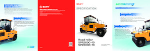 Rubber-wheeled Rollers Sany SPR300C-10