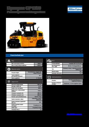 Rubber-wheeled Rollers Dynapac CP 1200