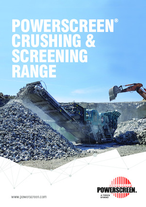 Rubble Recycling Plants Powerscreen 1150 Maxtrak 