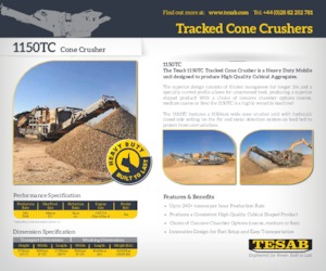 Rubble Recycling Plants Tesab 1150TC 