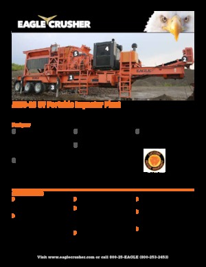 Rubble Recycling Plants Eagle Crusher 1200-25 CV