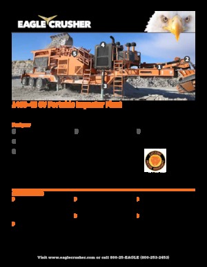 Rubble Recycling Plants Eagle Crusher 1400-45 CV