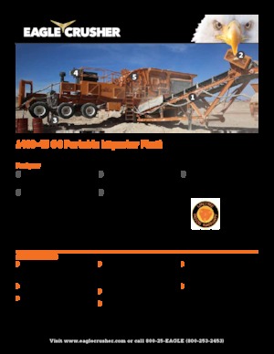 Rubble Recycling Plants Eagle Crusher 1400-45 OC