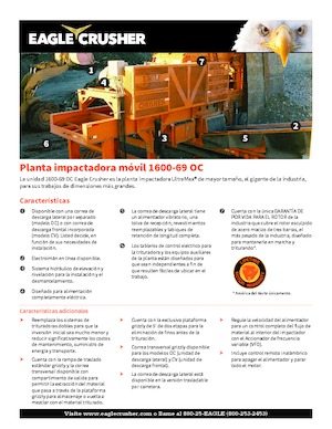 Rubble Recycling Plants Eagle Crusher 1600-69 CCS