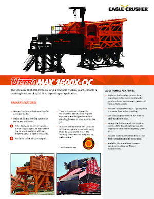 Rubble Recycling Plants Eagle Crusher 1600-69X-OC