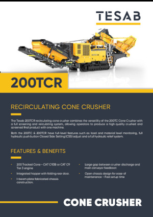 Rubble Recycling Plants Tesab 200TCR