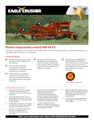 Rubble Recycling Plants Eagle Crusher 400-04 CV