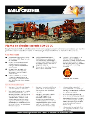 Rubble Recycling Plants Eagle Crusher 500-05 CC