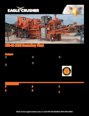 Rubble Recycling Plants Eagle Crusher 500-05 CVSS