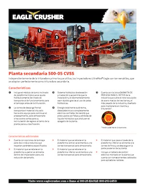 Rubble Recycling Plants Eagle Crusher 500-05 CVSS