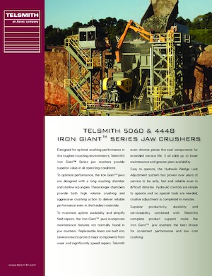 Rubble Recycling Plants Telsmith 5060