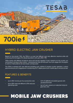 Rubble Recycling Plants Tesab 700ie