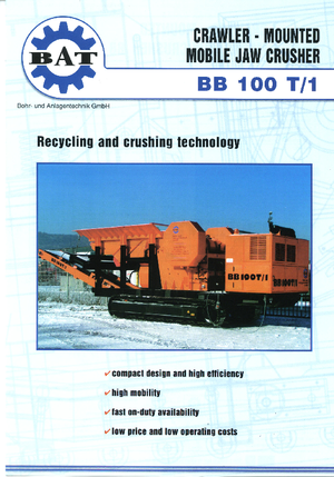 Rubble Recycling Plants BAT BB 100 T