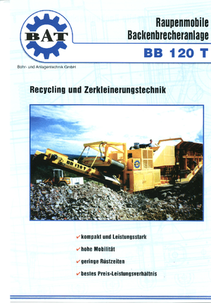 Rubble Recycling Plants BAT BB 120 T