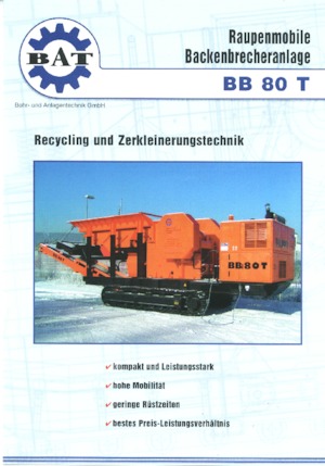 Rubble Recycling Plants BAT BB 80 T
