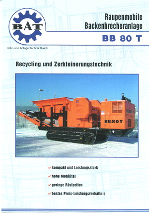 Rubble Recycling Plants BAT BB 80 T