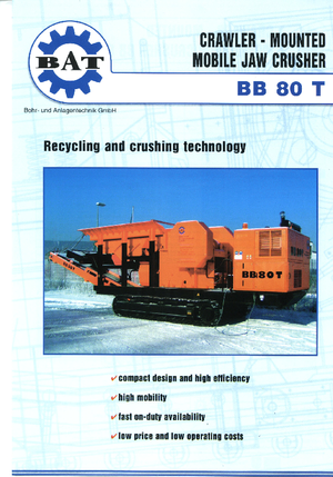 Rubble Recycling Plants BAT BB 80 T
