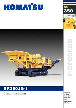 Rubble Recycling Plants Komatsu BR350JG