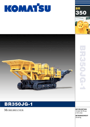 Rubble Recycling Plants Komatsu BR350JG