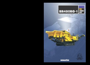 Çürük geri dönüşüm tesisleri Komatsu BR480RG-1