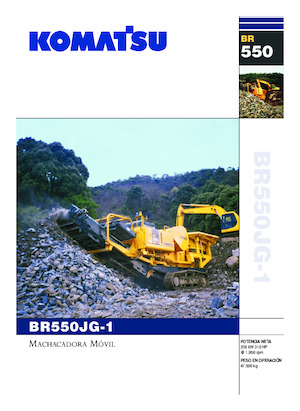 Rubble Recycling Plants Komatsu BR550JG-1