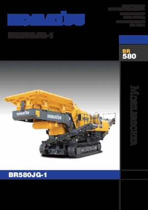 Rubble Recycling Plants Komatsu BR580JG-1