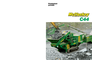 Çürük geri dönüşüm tesisleri McCloskey C44