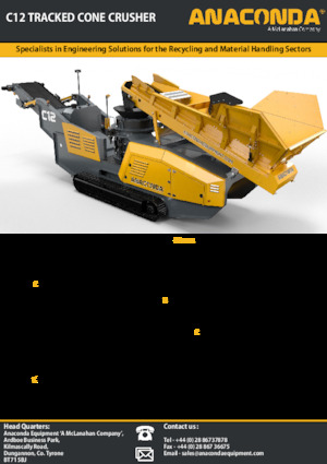 Çürük geri dönüşüm tesisleri Anaconda C12