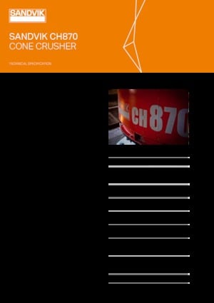 Rubble Recycling Plants Sandvik CH870