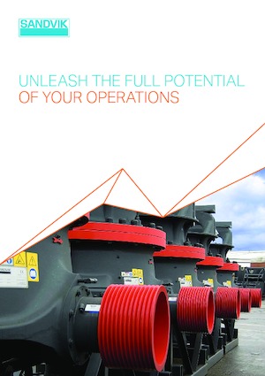 Çürük geri dönüşüm tesisleri Sandvik CS420
