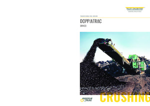 Rubble Recycling Plants Pilot Crushtec DR400 DOUBLE-ROLL
