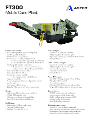 Rubble Recycling Plants Astec FT300
