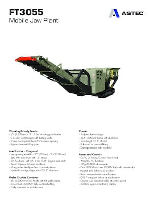 Rubble Recycling Plants Astec FT3055