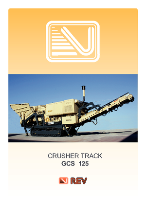 Çürük geri dönüşüm tesisleri REV GCS 125