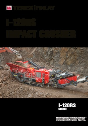 Çürük geri dönüşüm tesisleri Terex-Finlay I 120 RS