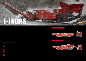 Çürük geri dönüşüm tesisleri Terex-Finlay I 140 RS