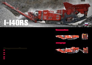 Çürük geri dönüşüm tesisleri Terex-Finlay I 140 RS