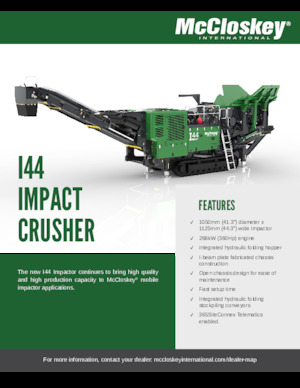 Rubble Recycling Plants McCloskey I44