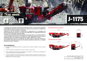 Çürük geri dönüşüm tesisleri Terex-Finlay J 1175 Hybrid