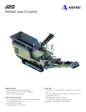 Rubble Recycling Plants Astec J20