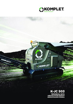 Rubble Recycling Plants Komplet K-JC 503