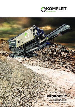 Rubble Recycling Plants Komplet KROKODILE