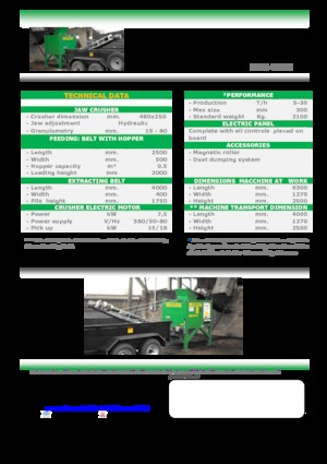 Rubble Recycling Plants Komplet LEM 4825