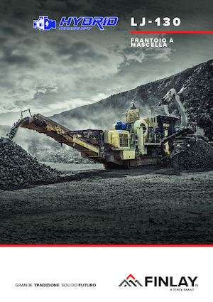 Çürük geri dönüşüm tesisleri Finlay LJ-130 Hybrid 